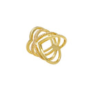 Anel Luxo Formato Setas