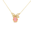 Conjunto Brinco e Colar Laço de fita