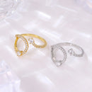 Anel Aberto Cravejado