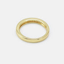 Meia Aliança Fina Microcravejada