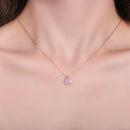 Colar Gota Cristal Delicada