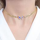 Colar Borboleta Espelhada