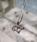 Colar de Laço e Coração Infinito