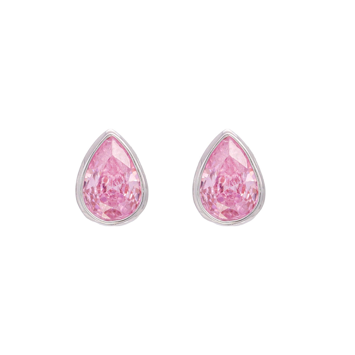 Brinco Gota Rosa Delicado