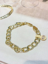 Pulseira Groumet Achatado Masculino
