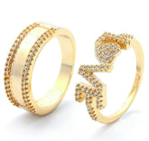 Anel Duplo "Love"