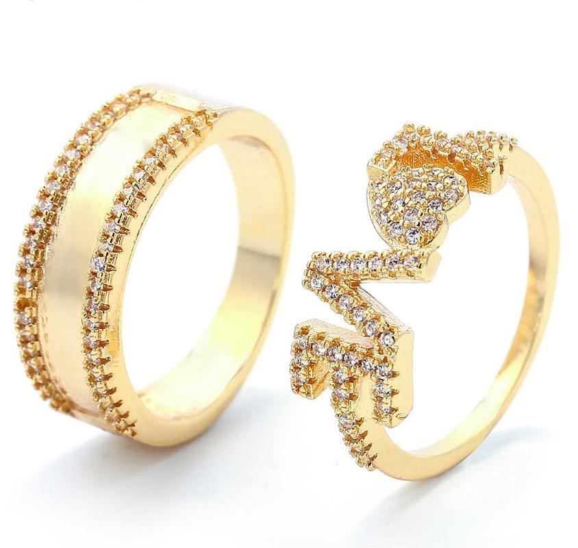 Anel Duplo "Love"