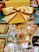 Pulseira com Corações