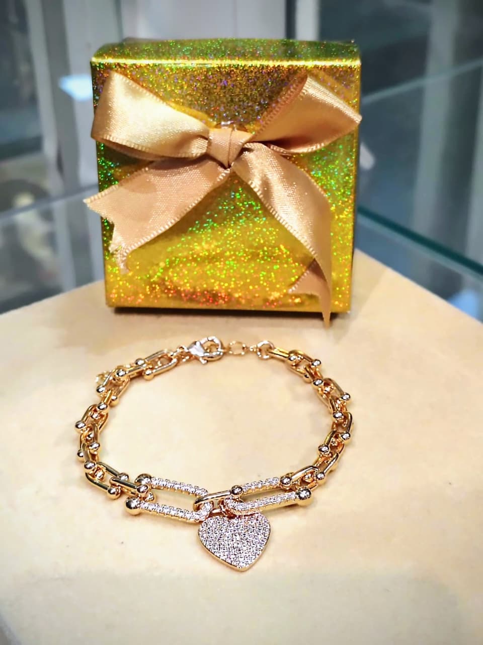 Pulseira Pingente Coração