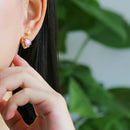 Brinco Coração Brilhante