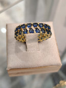 Anel com Corações Cravados