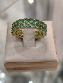 Anel com Corações Cravados