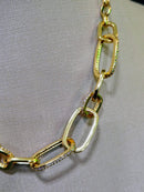 Colar Elos Com Zircônias