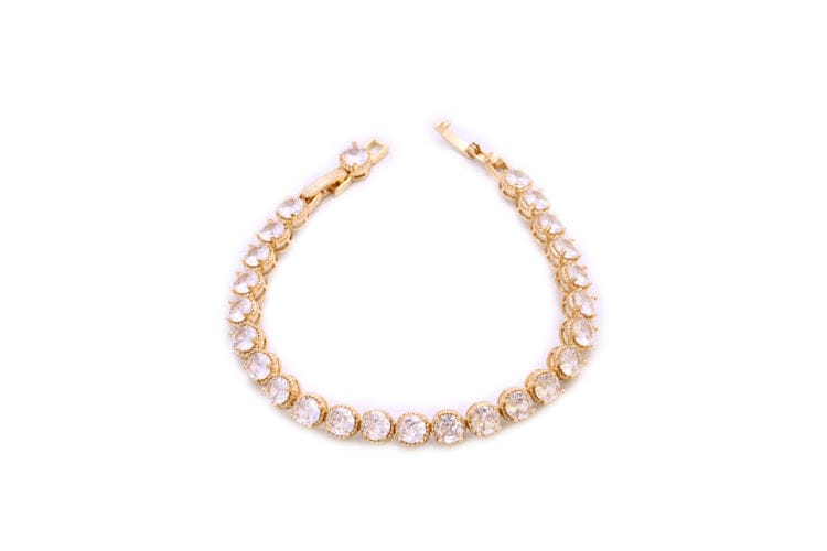 Pulseira Riviera Cristal Pedras