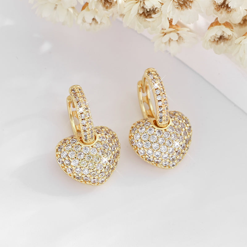 Brinco Coração Shine