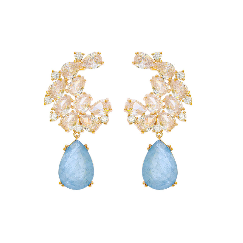 Brinco Ramo de Cristais